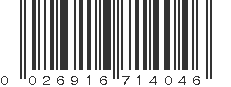 UPC 026916714046