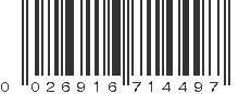 UPC 026916714497