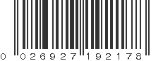 UPC 026927192178
