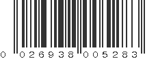 UPC 026938005283