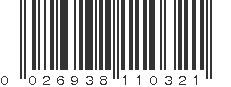 UPC 026938110321