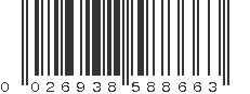 UPC 026938588663