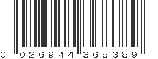 UPC 026944368389