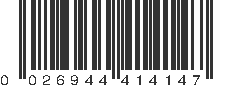 UPC 026944414147