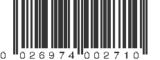 UPC 026974002710