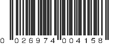 UPC 026974004158