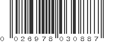 UPC 026978030887