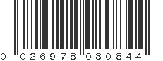 UPC 026978080844