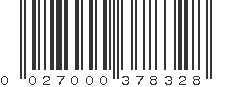 UPC 027000378328