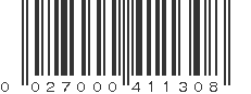 UPC 027000411308