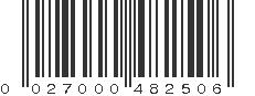 UPC 027000482506