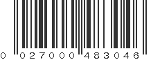 UPC 027000483046