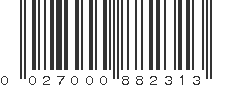 UPC 027000882313