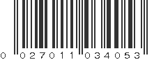 UPC 027011034053