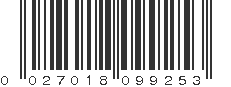 UPC 027018099253