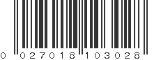 UPC 027018103028