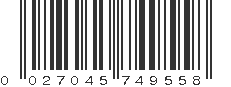 UPC 027045749558