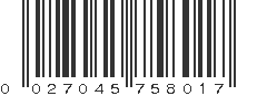 UPC 027045758017