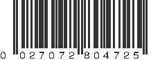 UPC 027072804725