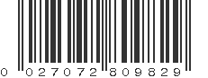 UPC 027072809829