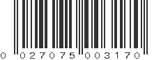 UPC 027075003170