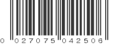 UPC 027075042506