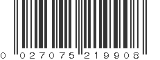 UPC 027075219908