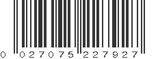 UPC 027075227927