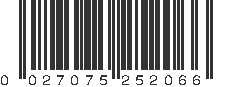 UPC 027075252066