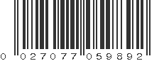 UPC 027077059892