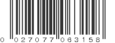 UPC 027077063158