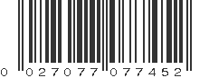 UPC 027077077452