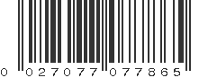 UPC 027077077865