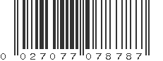 UPC 027077078787