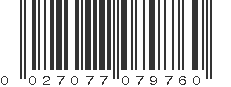 UPC 027077079760