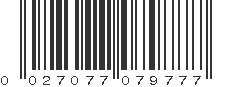 UPC 027077079777