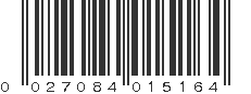 UPC 027084015164