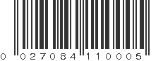 UPC 027084110005