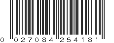 UPC 027084254181