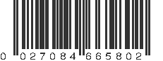 UPC 027084665802