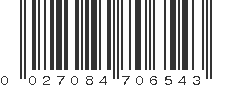 UPC 027084706543