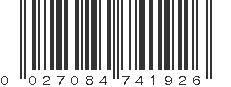 UPC 027084741926