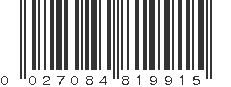 UPC 027084819915