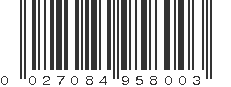 UPC 027084958003