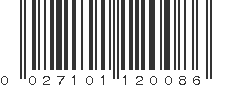 UPC 027101120086