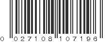 UPC 027108107196