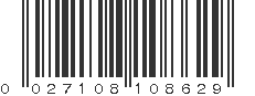 UPC 027108108629