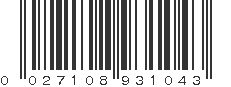 UPC 027108931043