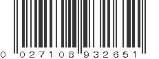 UPC 027108932651