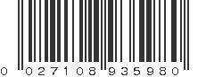 UPC 027108935980